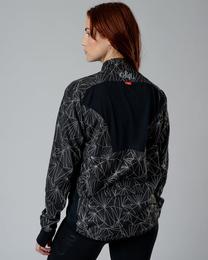 Norrsken Ice - Reflective Packable Wind Jacket for Women