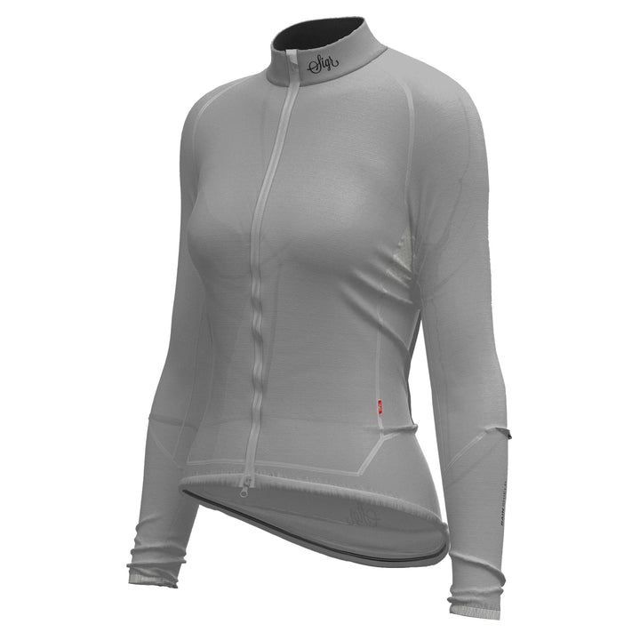 Näckrosleden Women's Grey Ultra-Lightweight Cycling Rain Jacket