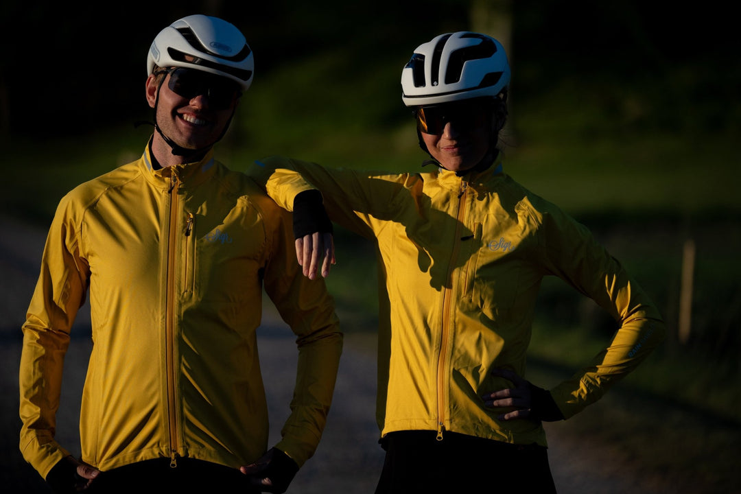 Sköld Women's Yellow Shell Cycling Jacket