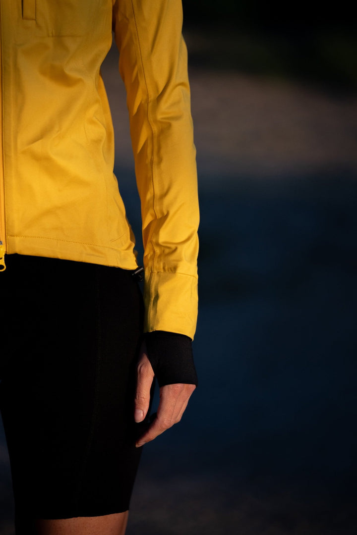 Sköld Women's Yellow Shell Cycling Jacket