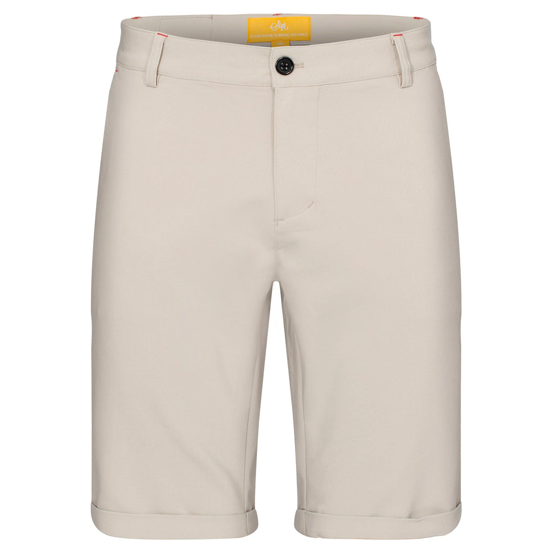 Strandvägen Men's Khaki Cycling Chino Shorts by Sigr Cycling Clothing