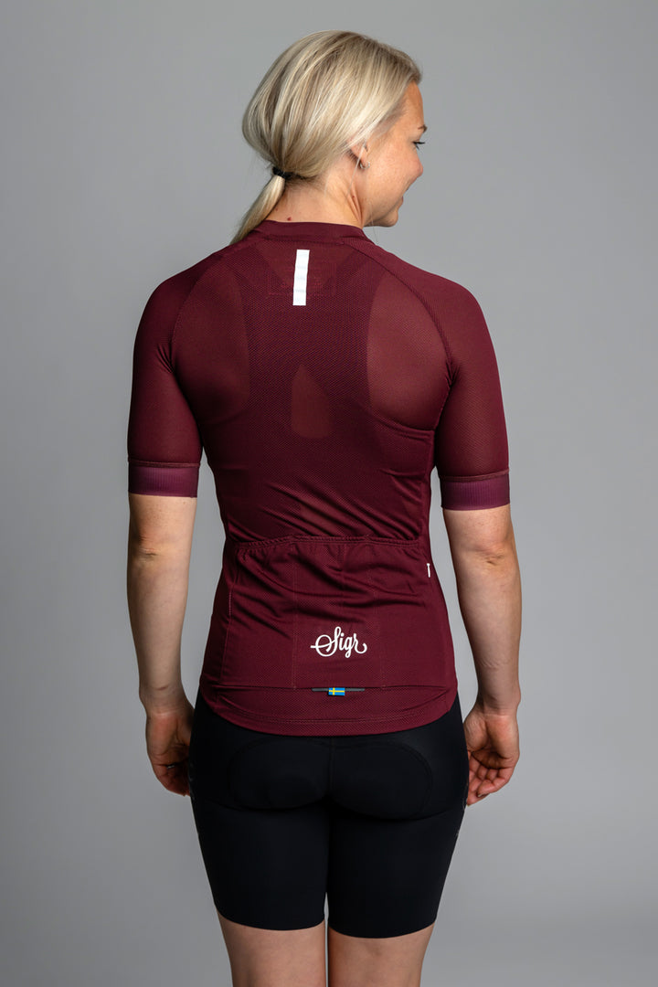 Dahlia Red Pro Series - Cycling Jersey for Women