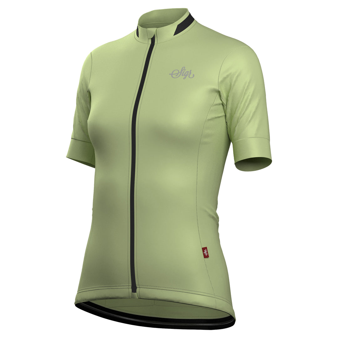 Daggkåpa - Green Cycling Jersey for Women