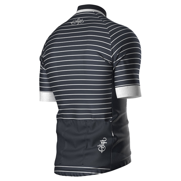 Black Horizon Men's Cycling Jersey by Sigr Cycling Clothing