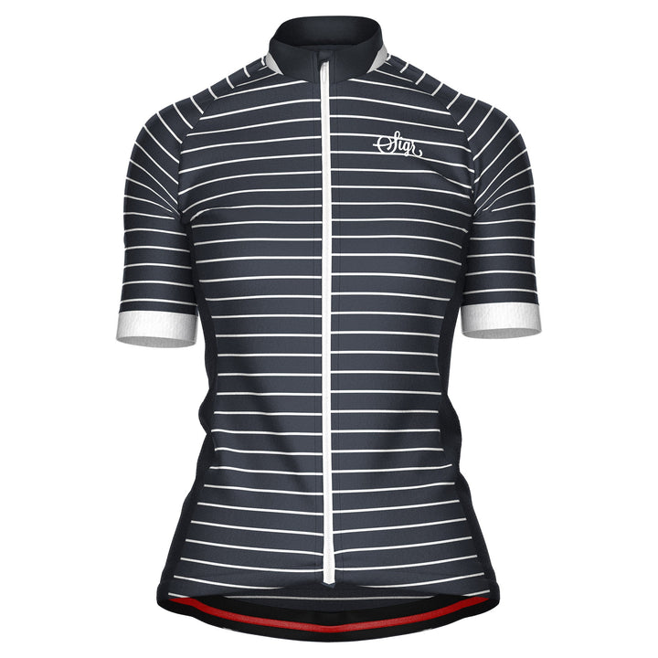 Black Horizon Women's Cycling Jersey by Sigr Cycling Clothing