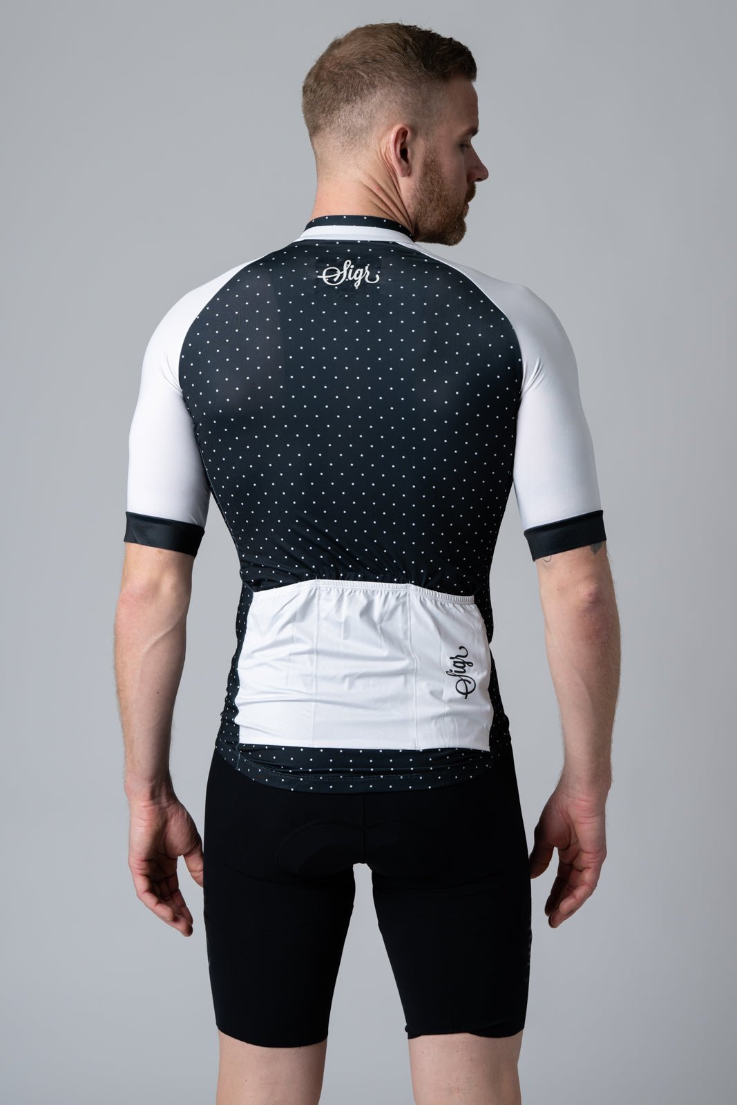 Black Legacy Men's Cycling Jersey by Sigr Cycling Clothing