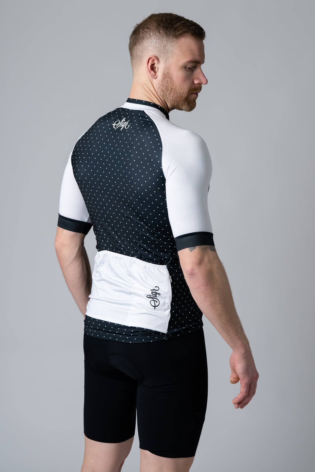 Black Legacy Men's Cycling Jersey by Sigr Cycling Clothing