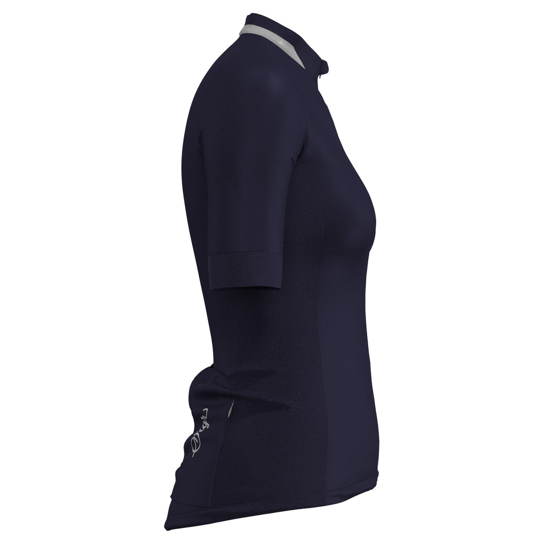 Blåklocka Women's Dark Blue Cycling Jersey by Sigr Cycling Clothing