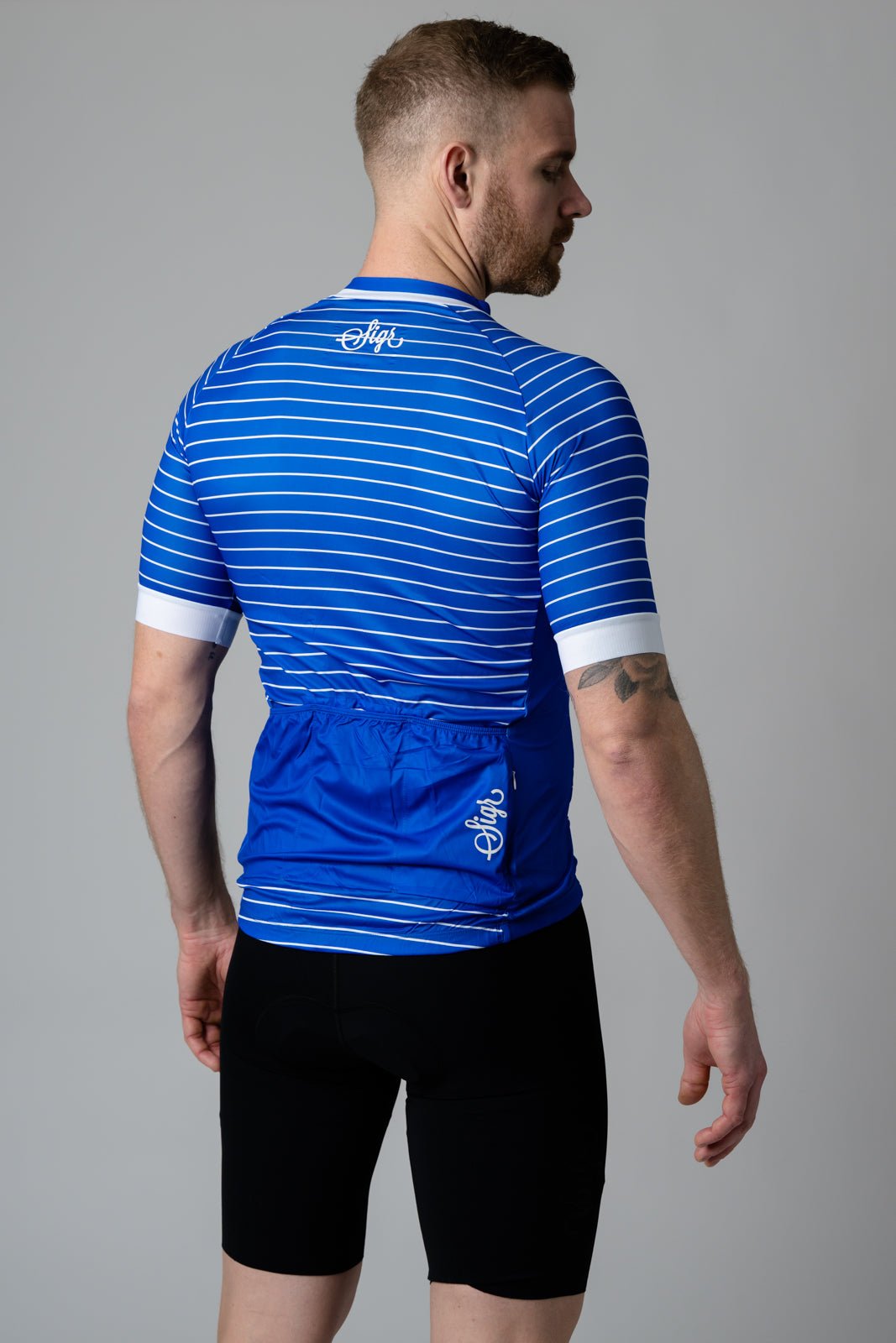 Blue Horizon Men's Cycling Jersey by Sigr Cycling Clothing