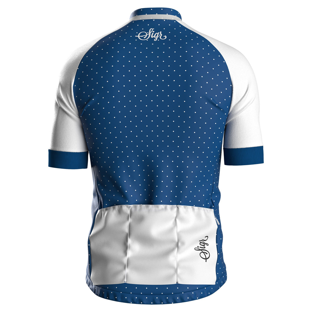 Blue Legacy Men's Cycling Jersey by Sigr Cycling Clothing