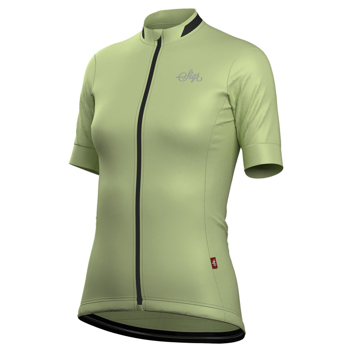 Daggkåpa Women's Green Cycling Jersey by Sigr Cycling Clothing