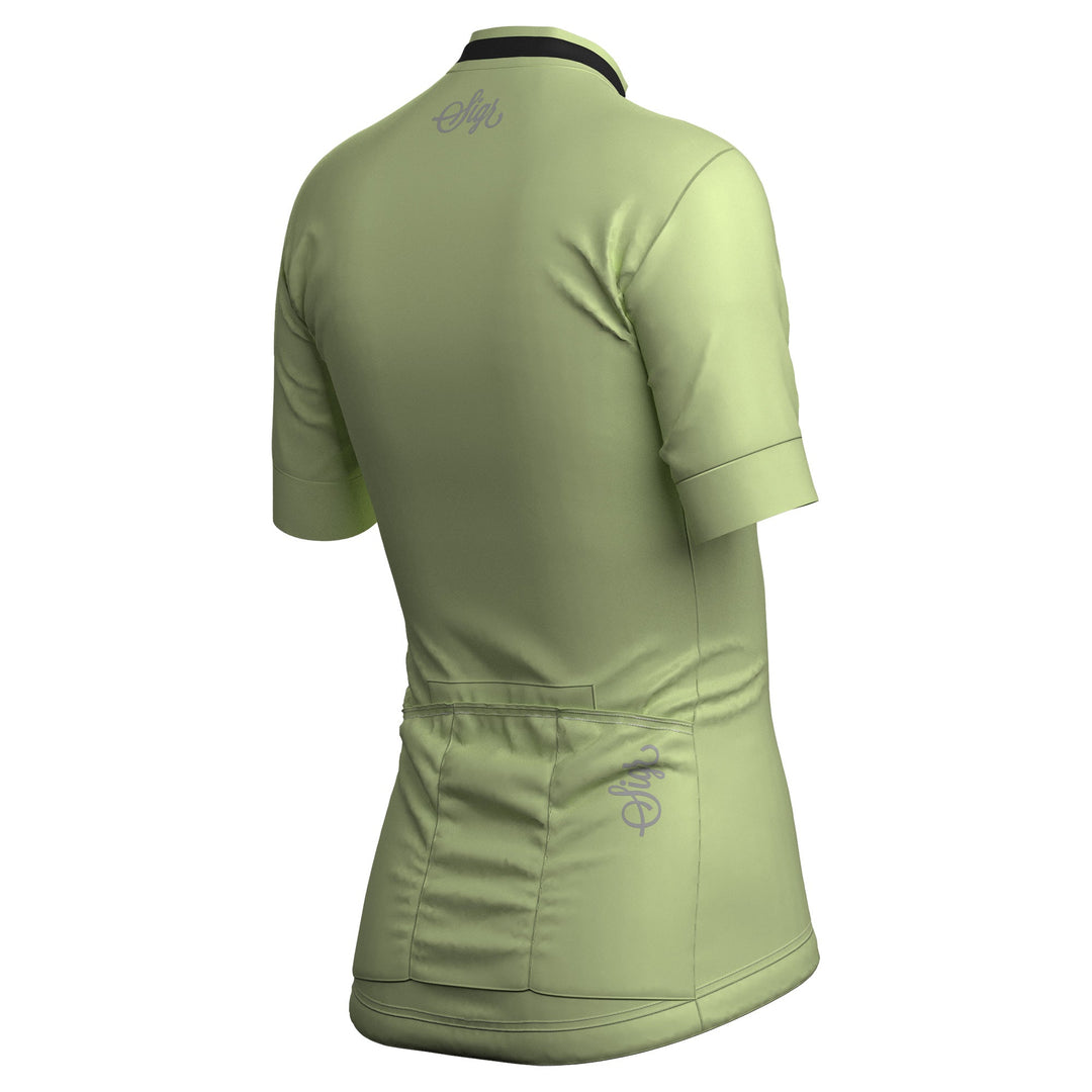 Daggkåpa Women's Green Cycling Jersey by Sigr Cycling Clothing