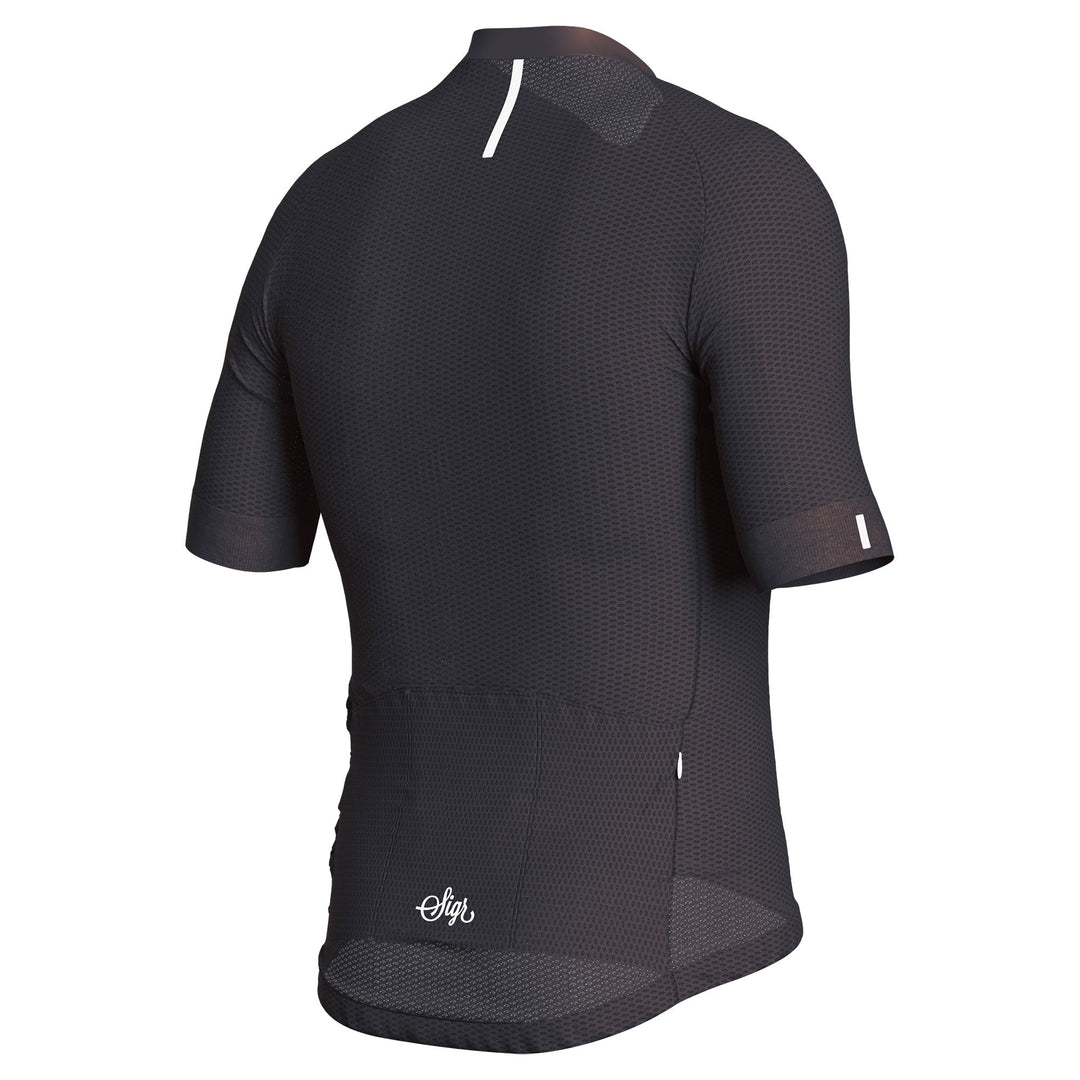 Dahlia Black Pro Series Men's Cycling Jersey by Sigr Cycling Clothing