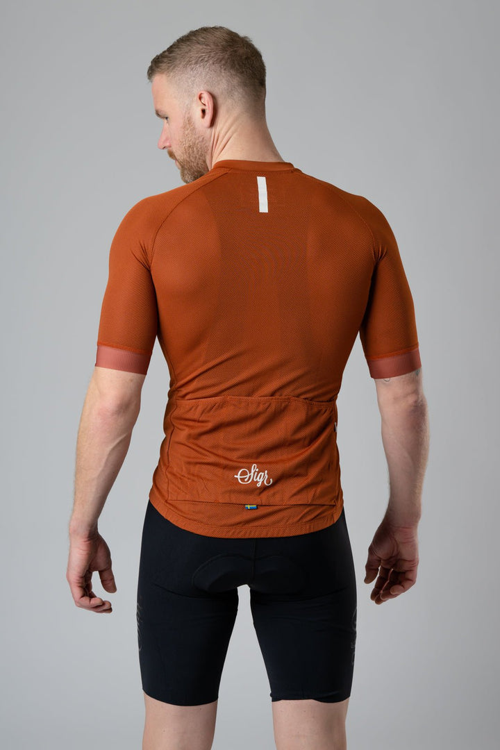 Dahlia Brown Pro Series Men's Cycling Jersey by Sigr Cycling Clothing