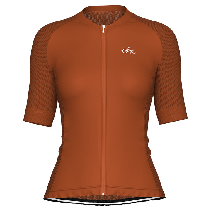 Dahlia Brown Pro Series Women's Cycling Jersey by Sigr Cycling Clothing