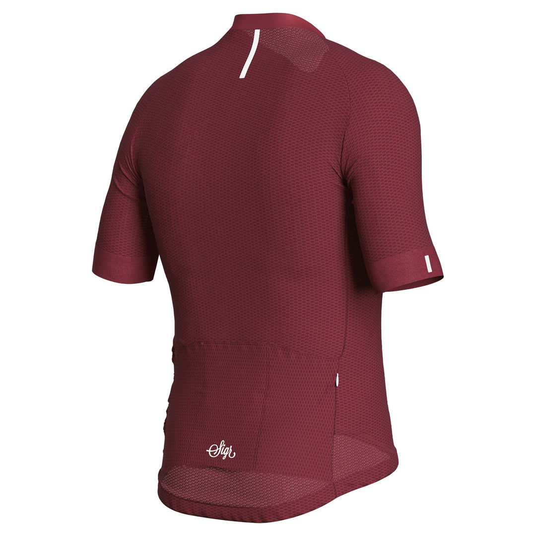 Dahlia Red Pro Series Men's Cycling Jersey by Sigr Cycling Clothing