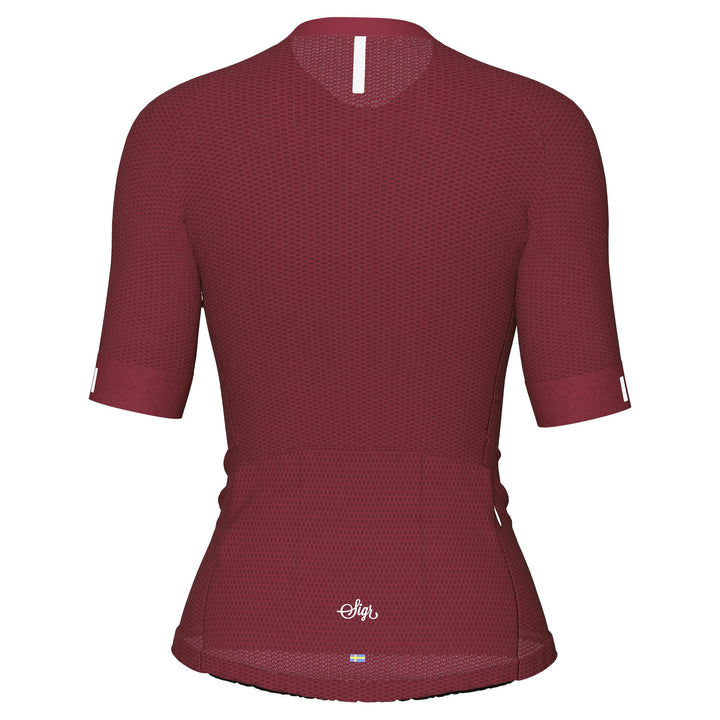 Dahlia Red Pro Series Women's Cycling Jersey by Sigr Cycling Clothing