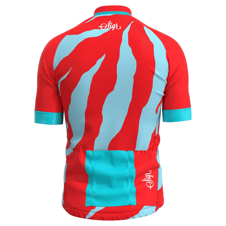 Fjällbäck Red - Cycling Jersey for Men by Sigr Cycling Clothing