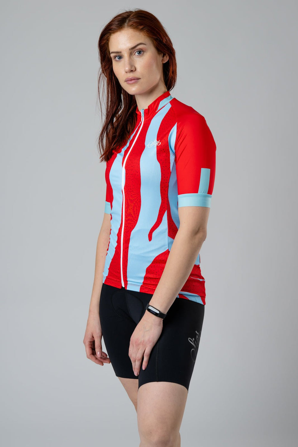 Fjällbäck Red - Cycling Jersey for Women by Sigr Cycling Clothing