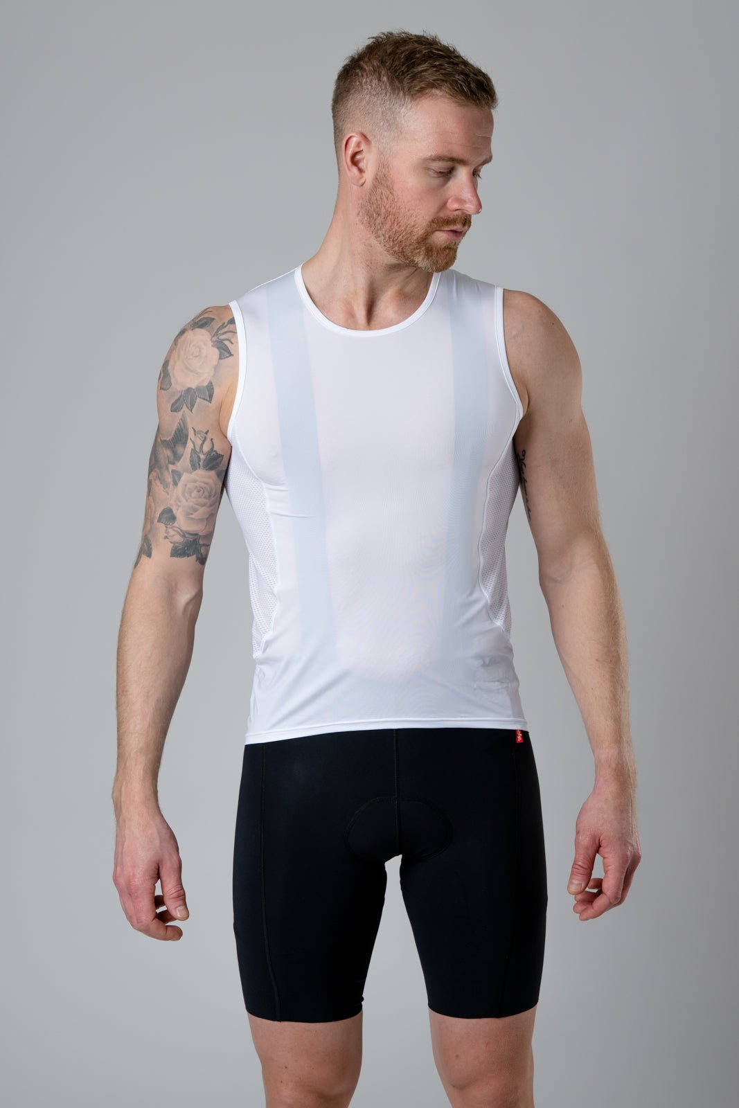 Getlav Men's White Base Layer by Sigr Cycling Clothing