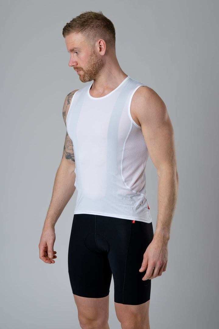 Getlav Men's White Base Layer by Sigr Cycling Clothing