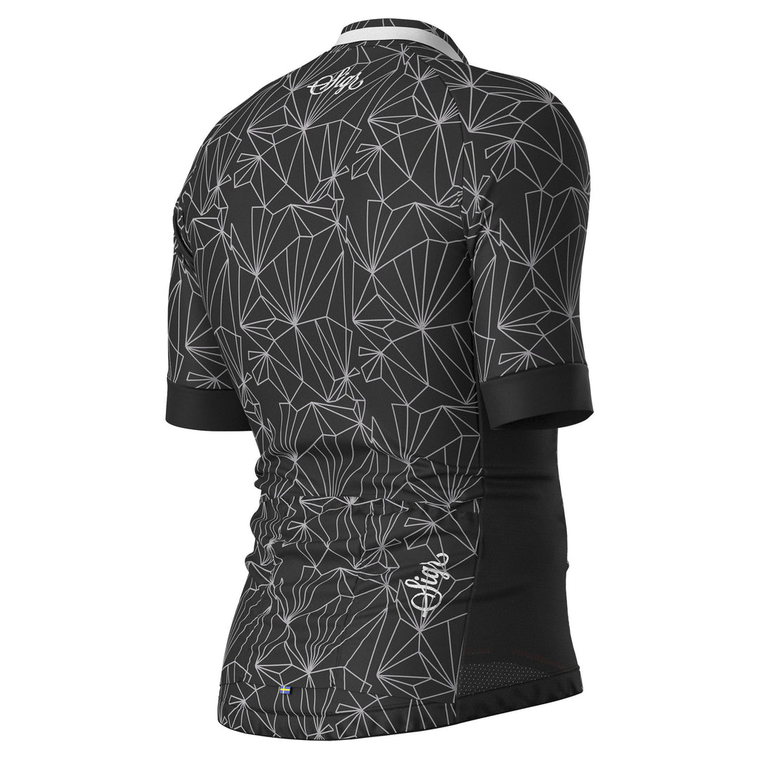 Grus Norrsken Ice Men's Reflective Cycling Jersey by Sigr Cycling Clothing