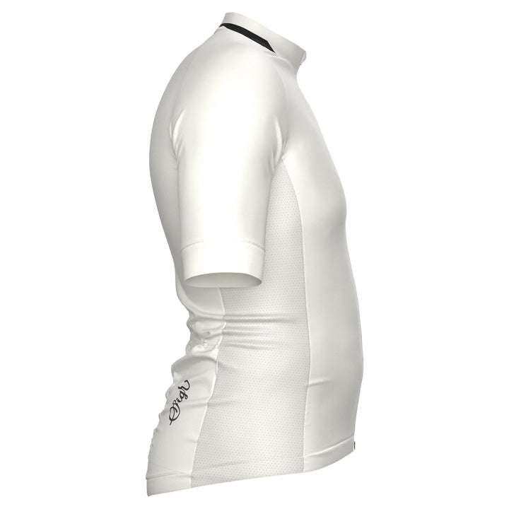 Hägg Men's White Cycling Jersey by Sigr Cycling Clothing