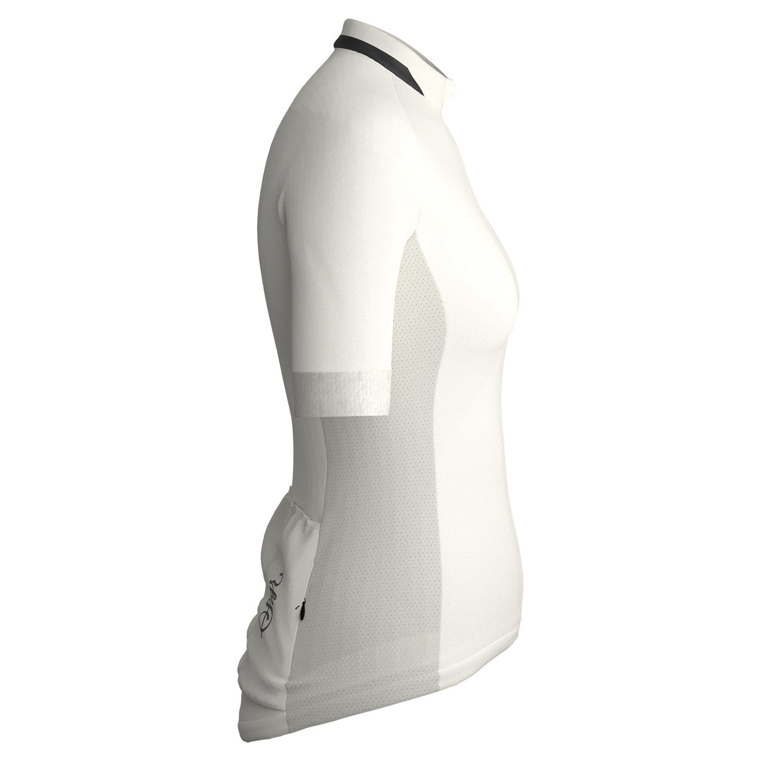 Hägg Women's White Cycling Jersey by Sigr Cycling Clothing