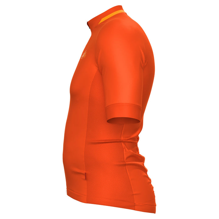 Havtorn Bright Men's Orange Cycling Jersey by Sigr Cycling Clothing