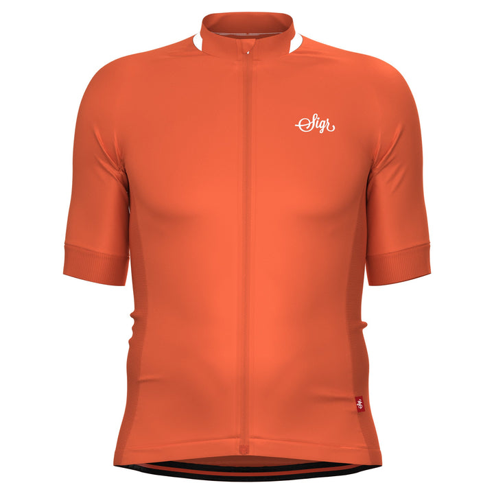 Havtorn Dawn Men's Orange Cycling Jersey by Sigr Cycling Clothing