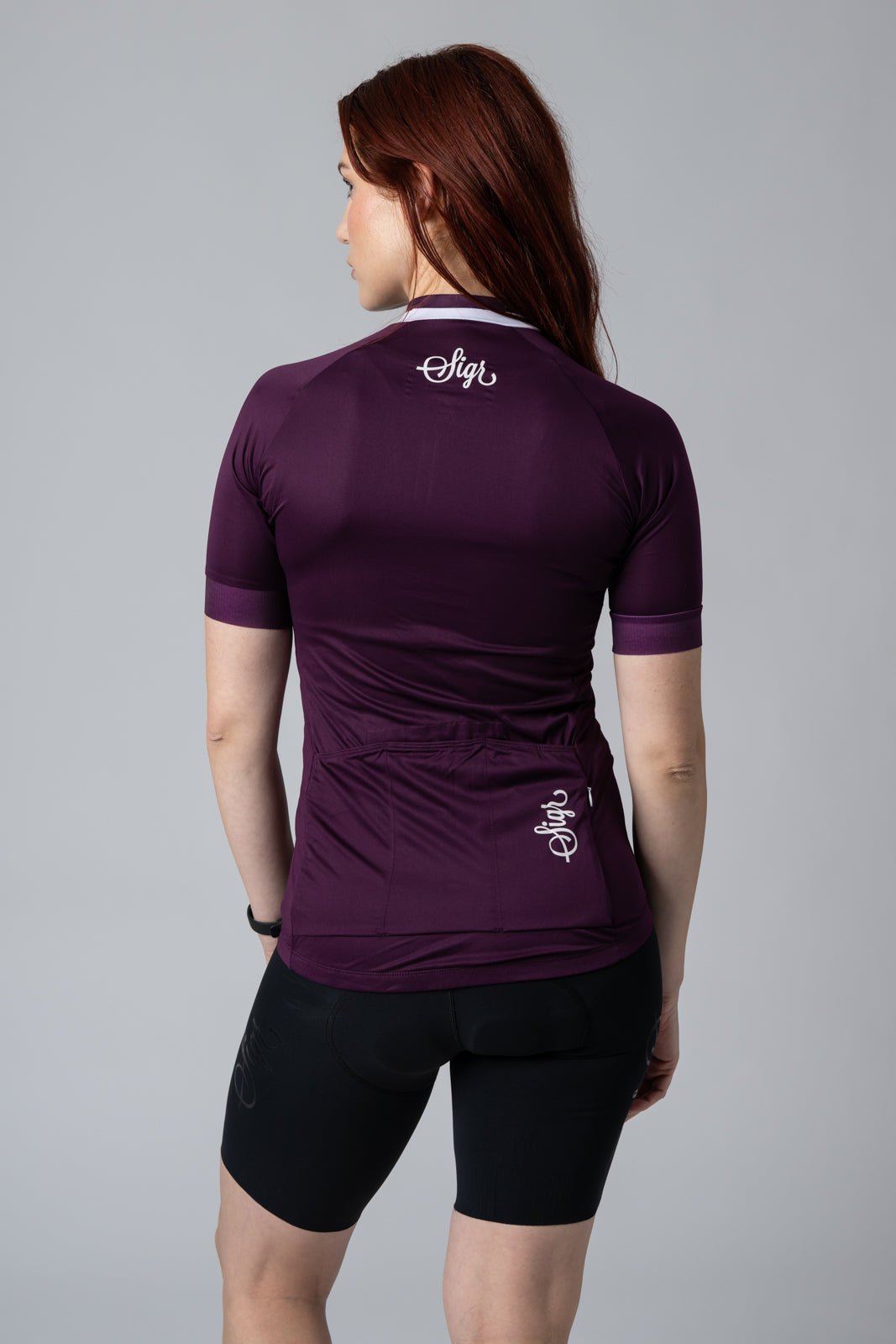 Lila Hortensia Women's Purple Cycling Jersey by Sigr Cycling Clothing