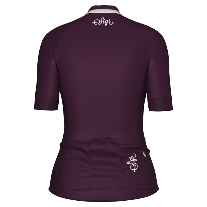 Lila Hortensia Women's Purple Cycling Jersey by Sigr Cycling Clothing