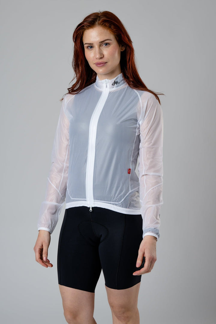 Näckrosleden Women's Translucent Ultra - Lightweight Cycling Wind/Rain Jacket by Sigr Cycling Clothing