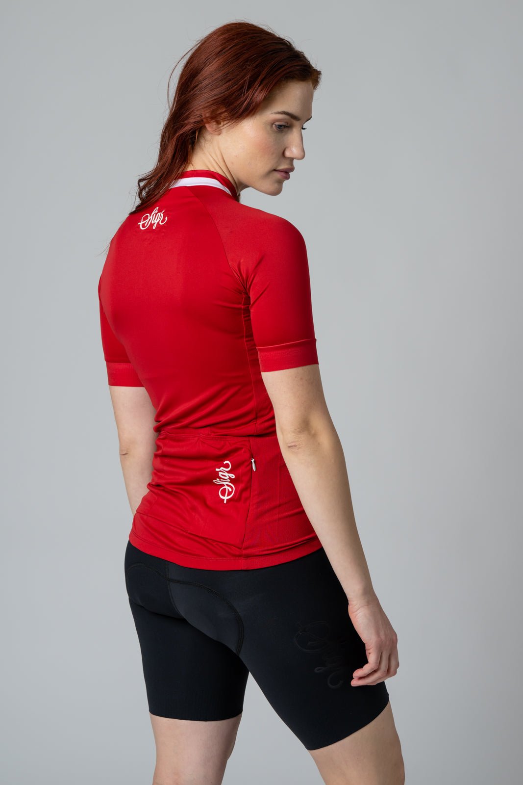 Nejlika Women's Red Cycling Jersey by Sigr Cycling Clothing