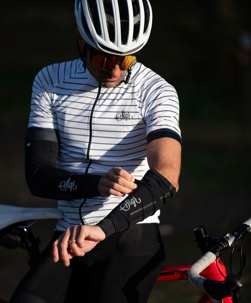 Norrsken Bio Reflective Arm Warmers by Sigr Cycling Clothing