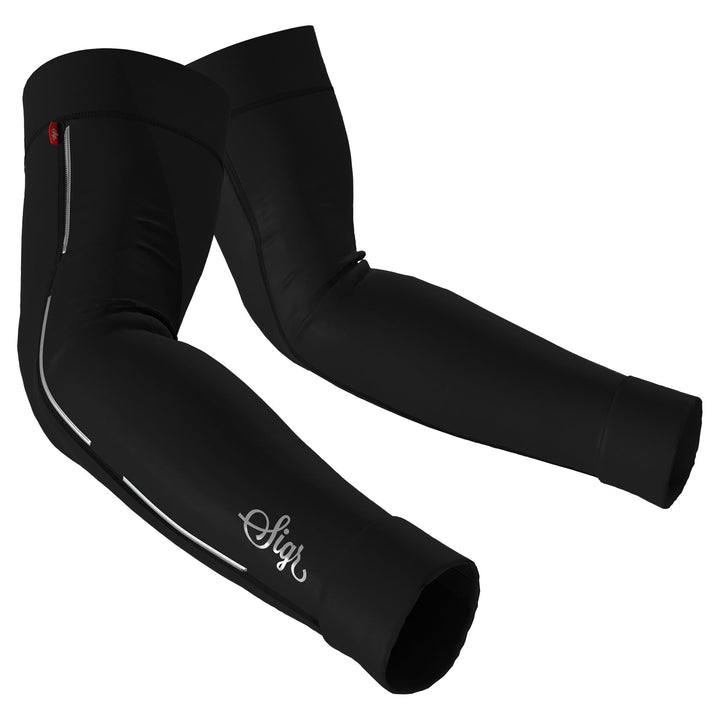 Norrsken Bio Reflective Arm Warmers by Sigr Cycling Clothing