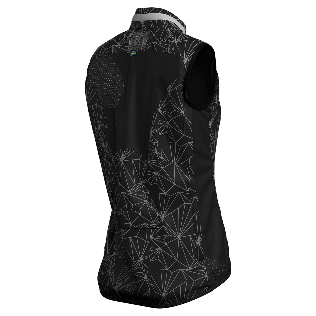 Norrsken Ice Women's Reflective Cycling Pack Gilet by Sigr Cycling Clothing