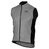 Norrsken Silver Men's Reflective Cycling Gilet by Sigr Cycling Clothing