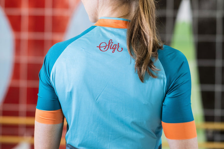 Ocean Recycle Dawn Women's Cycling Jersey by Sigr Cycling Clothing