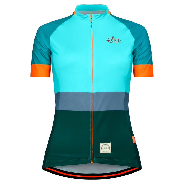 Ocean Recycle Dawn Women's Cycling Jersey by Sigr Cycling Clothing