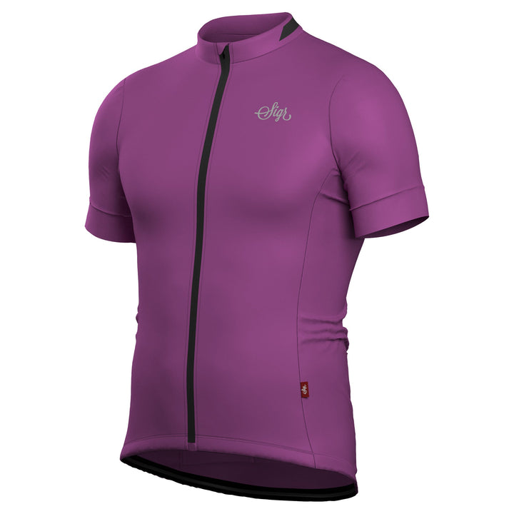 Orkidé Men's Purple Pink Cycling Jersey by Sigr Cycling Clothing