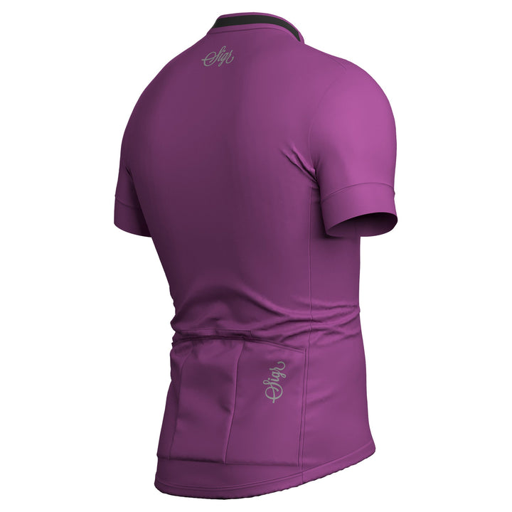 Orkidé Men's Purple Pink Cycling Jersey by Sigr Cycling Clothing