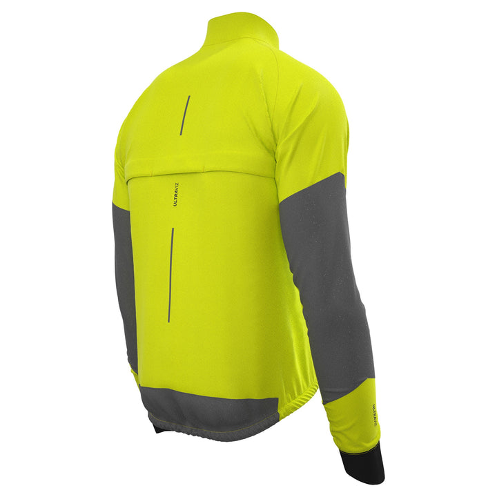 Östkusten Men's Cycling Rain Jacket: Waterproof, Breathable & High - Visibility Performance by Sigr Cycling Clothing