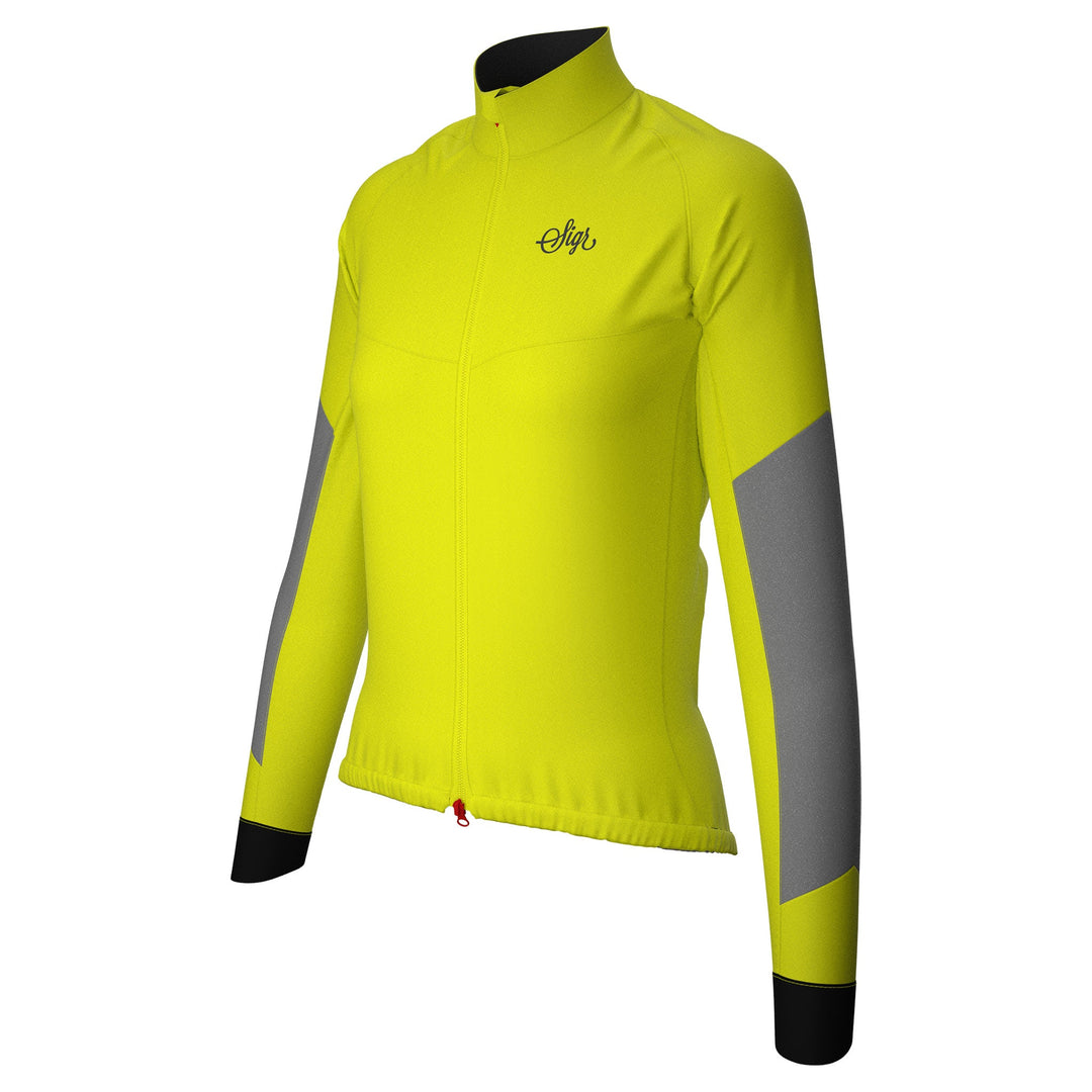 Östkusten Women's Cycling Rain Jacket: Waterproof, Breathable & High - Visibility Performance by Sigr Cycling Clothing