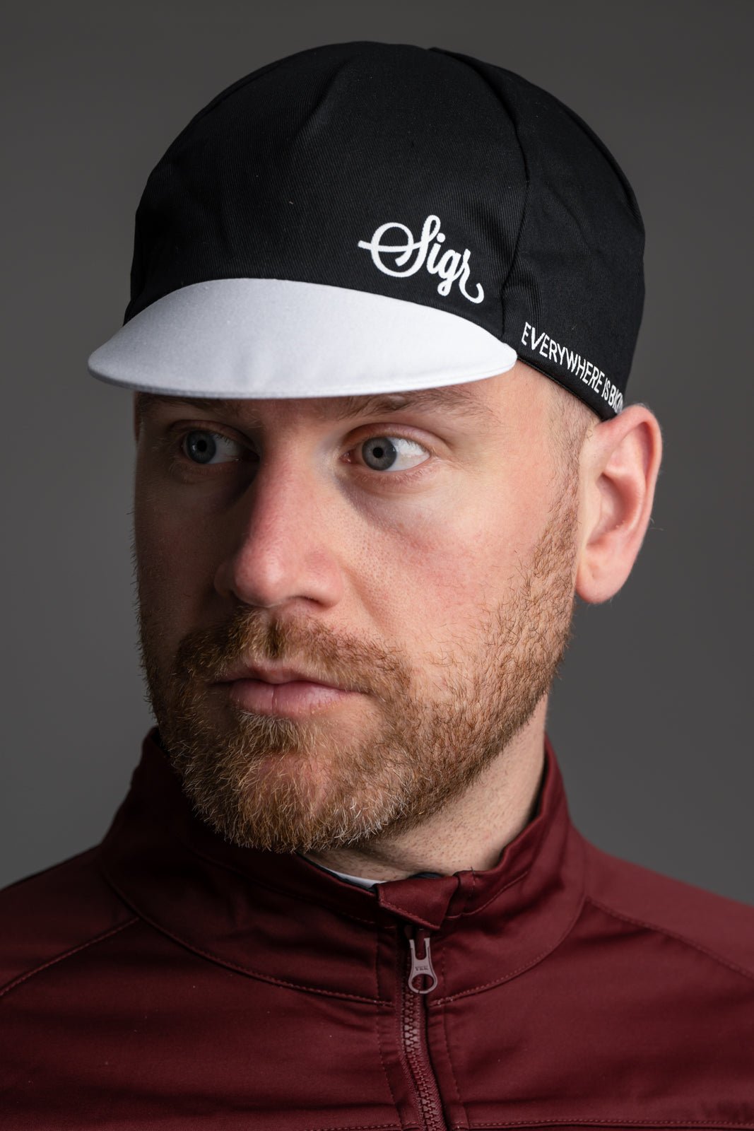 Pilfink Black Cycling Cap by Sigr Cycling Clothing