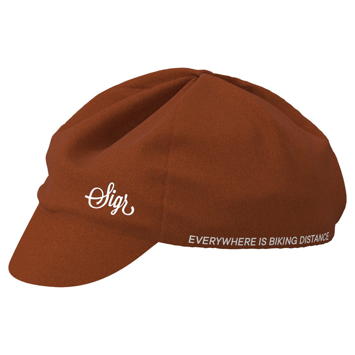 Pilfink Brown Cycling Cap by Sigr Cycling Clothing