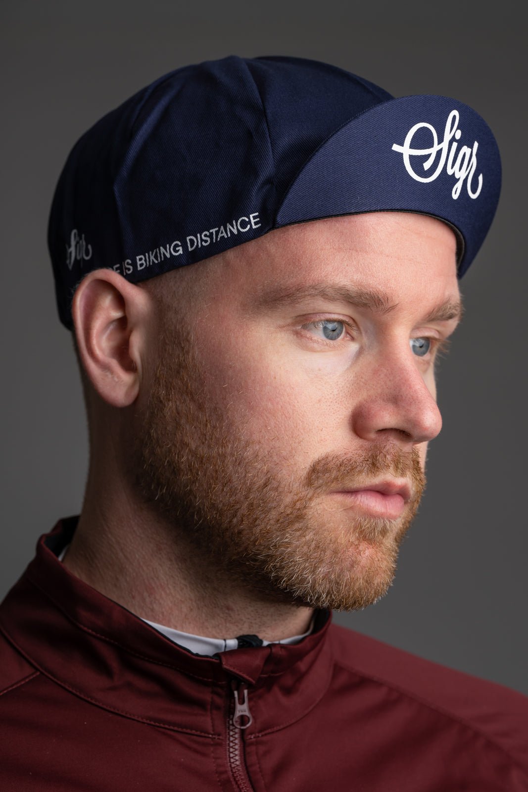 Pilfink Dark Blue Cycling Cap by Sigr Cycling Clothing