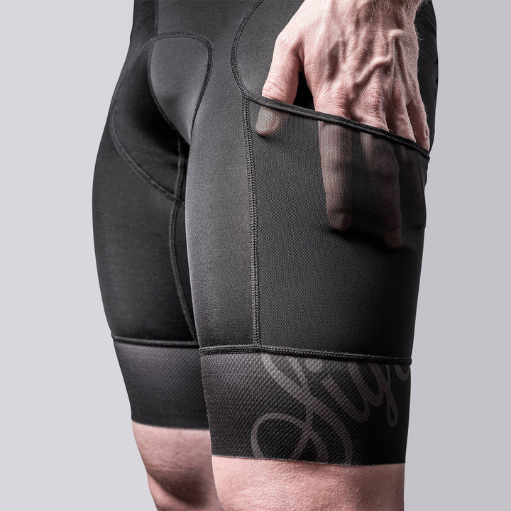 Riksväg 92 PRO Cargo Men's Bib Shorts by Sigr Cycling Clothing