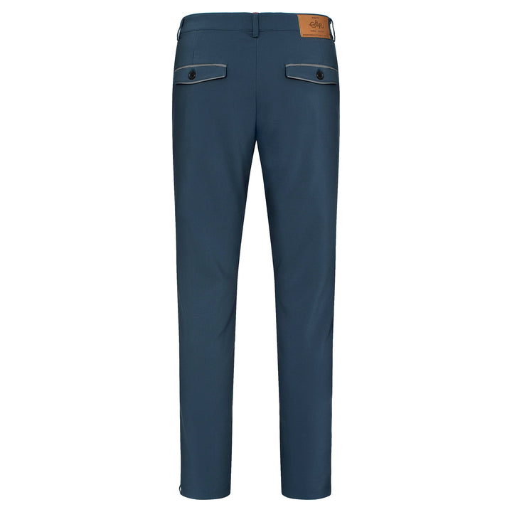 Riksväg 99 Men's Petrol Blue Cycling Chinos by Sigr Cycling Clothing