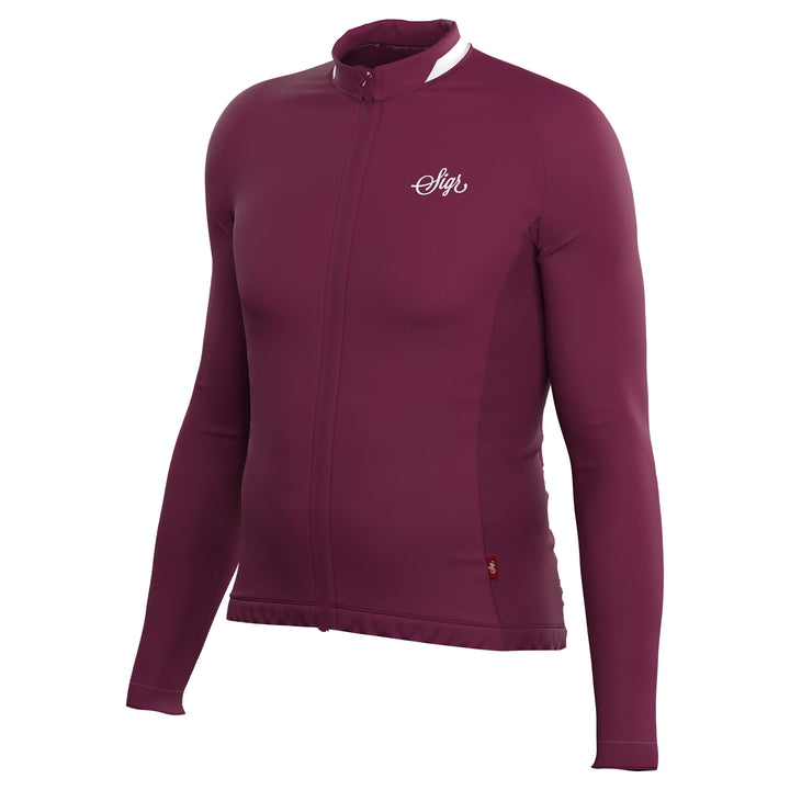 Krokus Deep Red Damen Thermo-Langarmtrikot